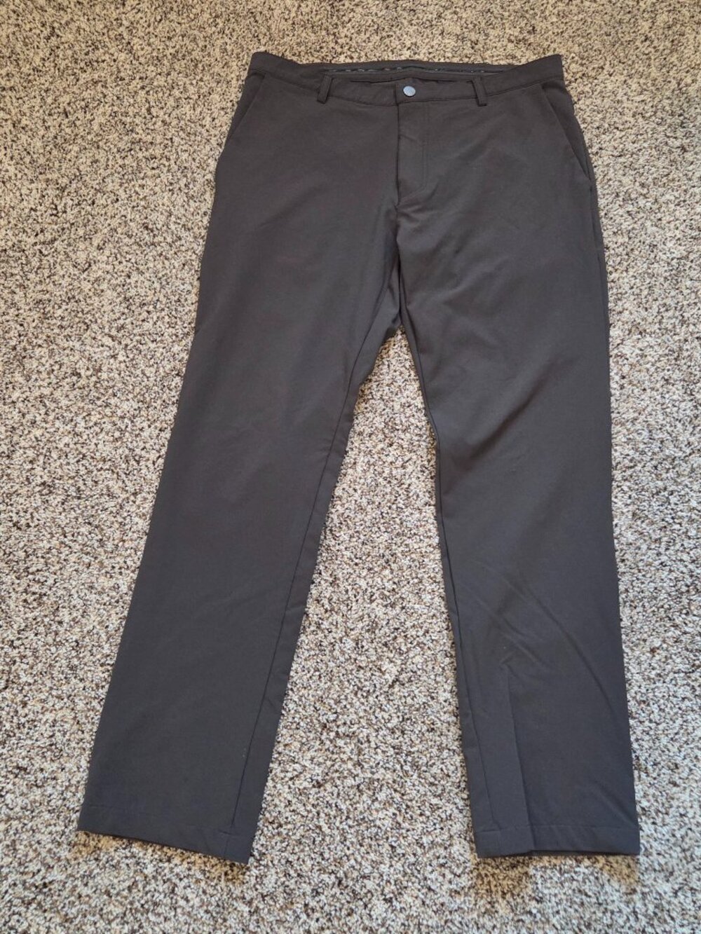 Ministry of Supply Pants Mens 36 X 32 Charcoal Gray Aviator Slim Fit Stretch